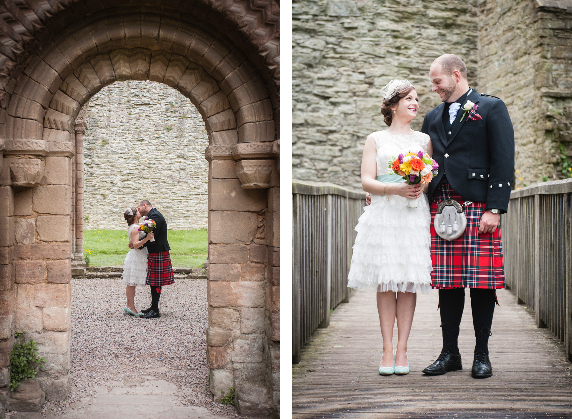 Gemma & James wedding Ludlow Castle Shropshire 9