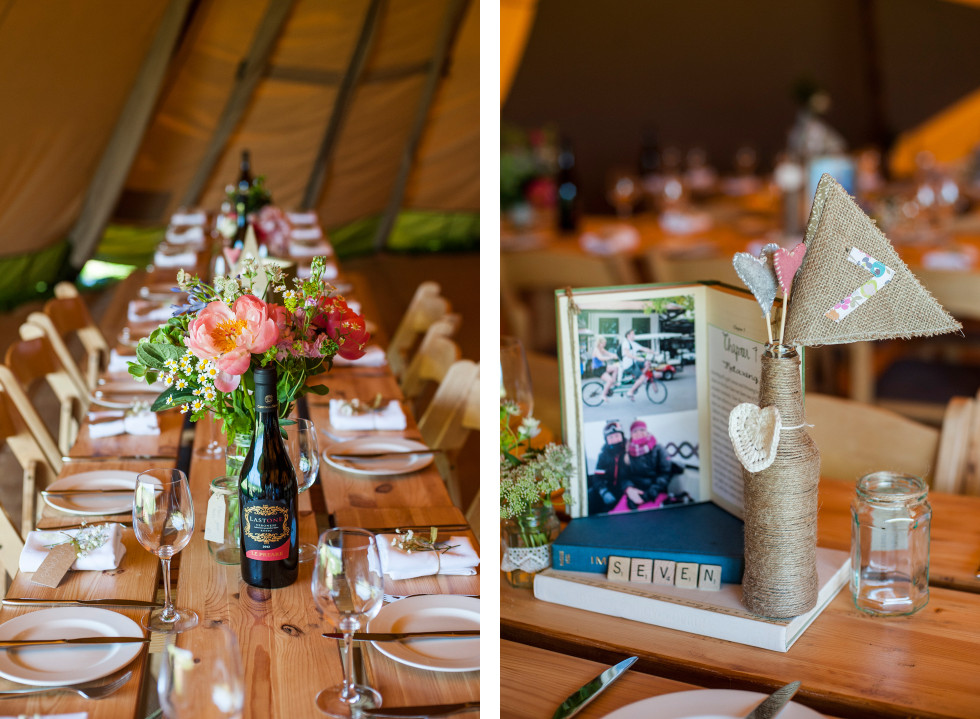 Kirsty & Adrian celtic camping tipi wedding duo 19