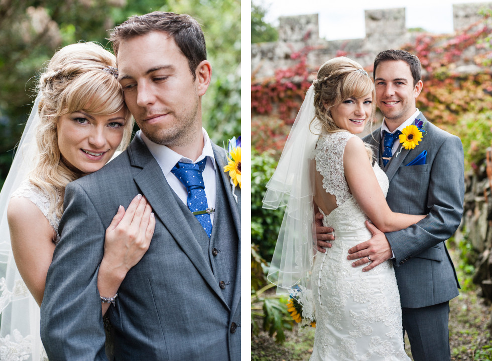 Nicola & Elliot Tregenna Castle St Ives wedding duo 10
