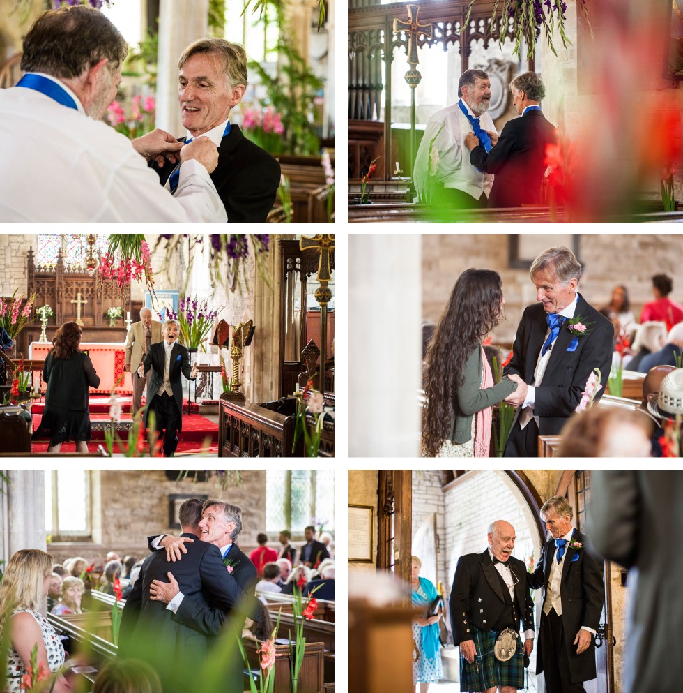 Anne-Sophie & David Marshfield wedding collage 3