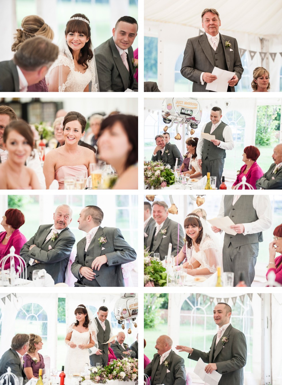 Becky & Jay wedding Old Rectory Crickhowell collage 1