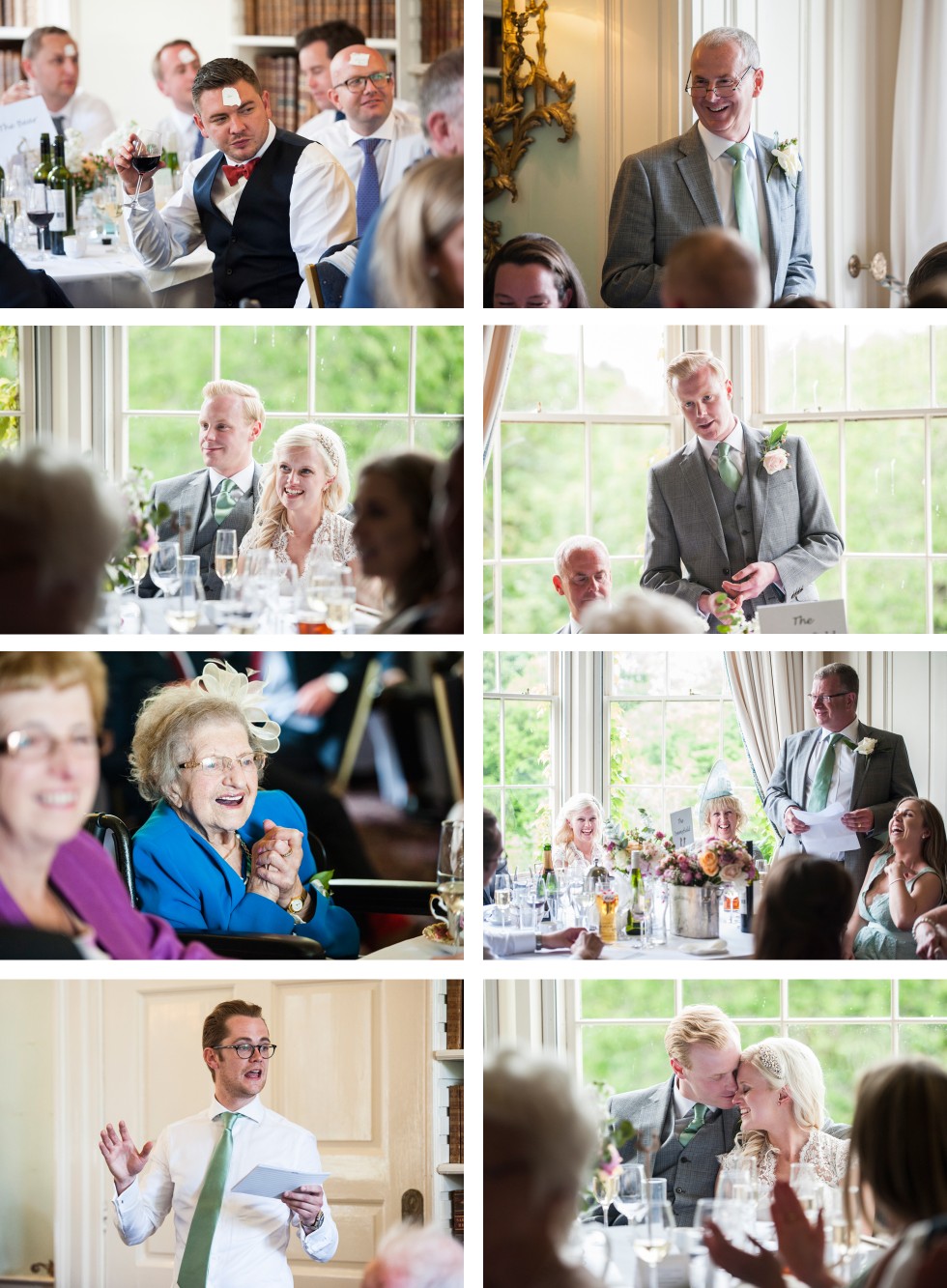 Charlotte & Richard Fonmon Castle wedding collage 5