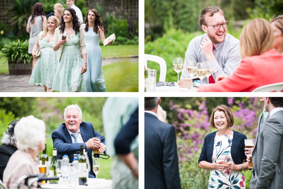 Charlotte & Richard Fonmon Castle wedding collage 6