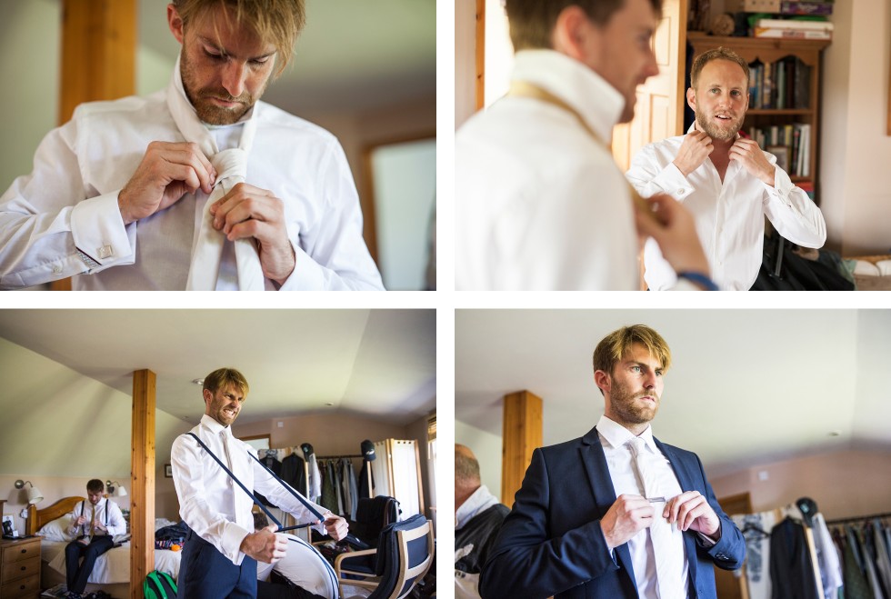 Vicki & Adam - Croyde Bay - Devon tipi wedding collage 2