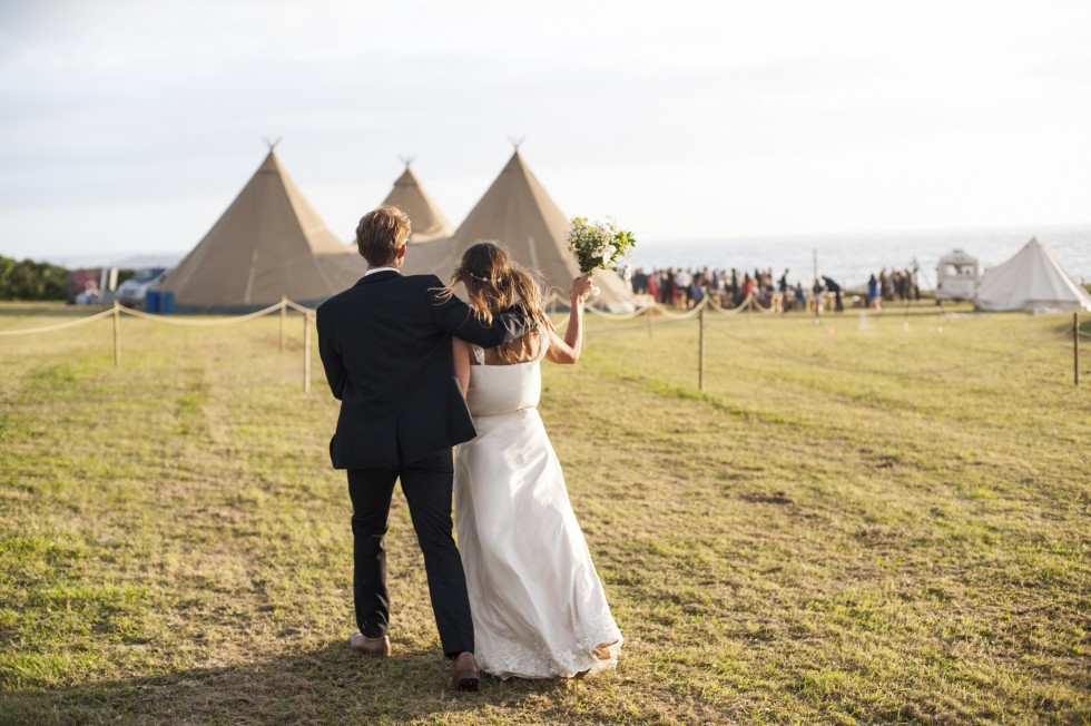 Vickie & Adam - Croyde Bay - Devon tipi wedding-163